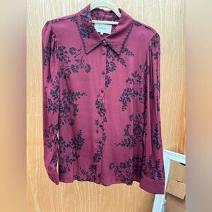 ba&sh floral blouse